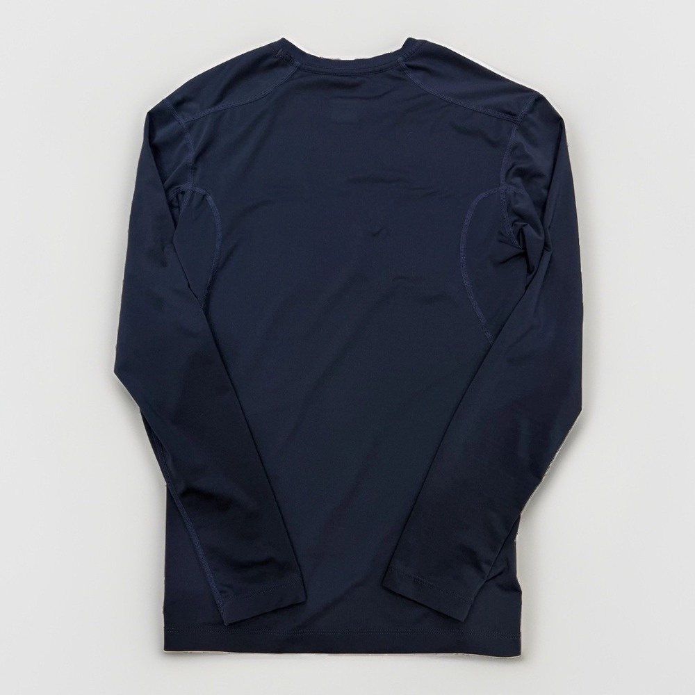 Nike Pro Tight Shirt Blue Compression Men S Athletic Base Layer Long Sleeve - Picture 2 of 8